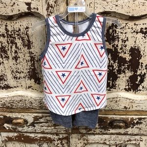 2T Made by Molly Patriotic Red, White, & Blue Outfit